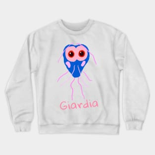 Giardia Cute Microbes Adorable Bacteria Crewneck Sweatshirt